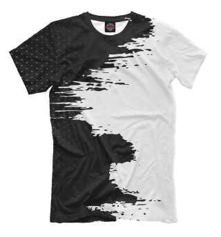 Мужская футболка Чёрно-белая геометрия