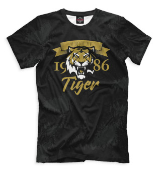 Мужская футболка Год тигра — 1986