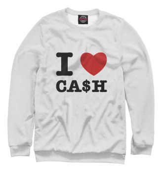 Свитшот для девочек I LOVE CASH