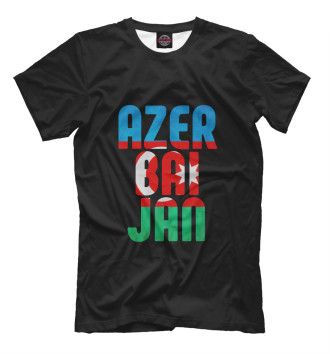 Мужская Футболка Азербайджан