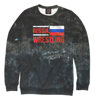 Женский Свитшот Russia Wrestling