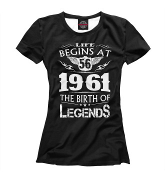Женская Футболка 1961 - рождение легенды