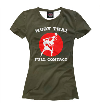 Женская Футболка Muay Thai Full Contact