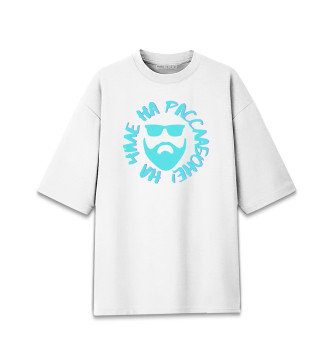 Женская Хлопковая футболка оверсайз Джига - На чили