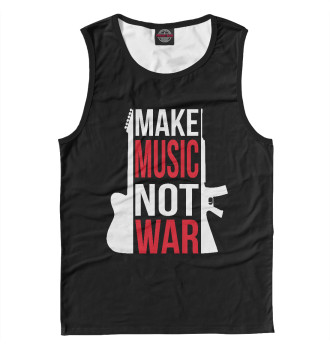 Майка для мальчиков Make Music not war