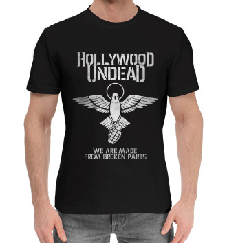 Мужская Хлопковая футболка Hollywood Undead