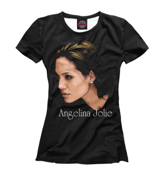 Женская Футболка Angelina Jolie