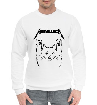 Мужской Хлопковый свитшот Metallica