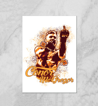 Плакат Conor McGregor стилизованный принт