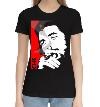 Женская Хлопковая футболка Че Гевара