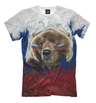 Мужская футболка Русский Медведь