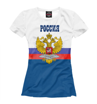 Футболка для девочек Герб России