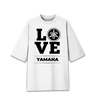 Мужская Хлопковая футболка оверсайз Yamaha Love Classic