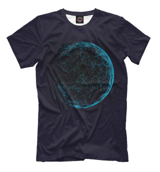 Мужская футболка Геометрическая планета
