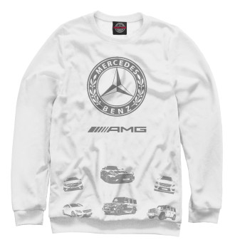 Свитшот для девочек Mercedes-Benz AMG whgray