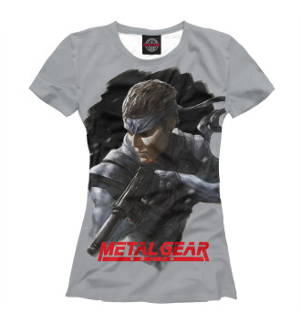 Женская Футболка Metal Gear