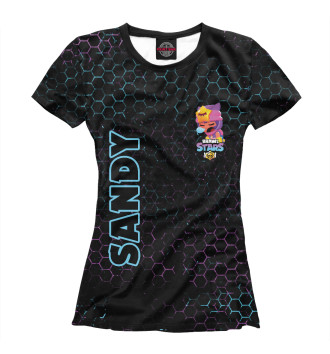 Женская Футболка Brawl Stars Sandy / Сэнди