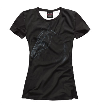 Женская футболка Black Horse