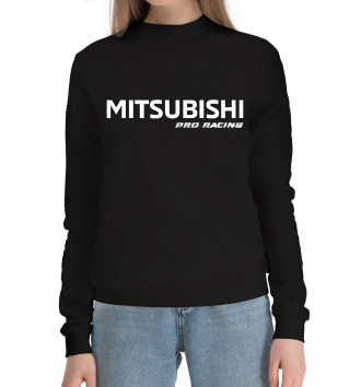 Женский Хлопковый свитшот Mitsubishi | Pro Racing