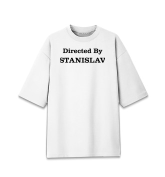 Женская Хлопковая футболка оверсайз Directed By Stanislav