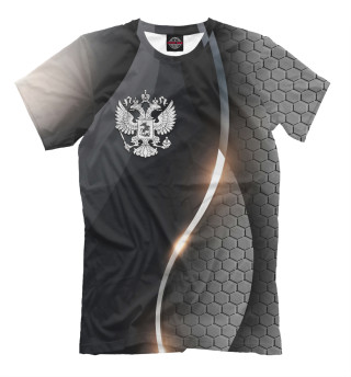 Мужская футболка Будущая Россия | Нано символика