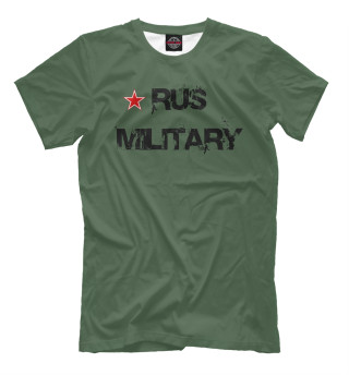 Женская футболка Rus military