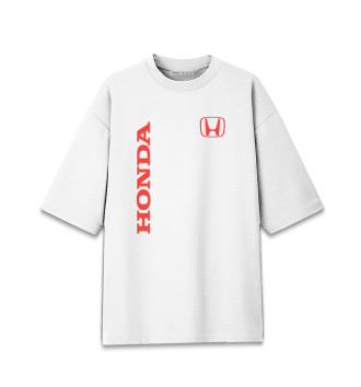 Мужская Хлопковая футболка оверсайз Honda