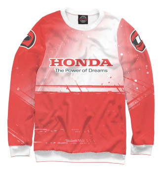 Женский Свитшот Хонда - Racing (Рукава)