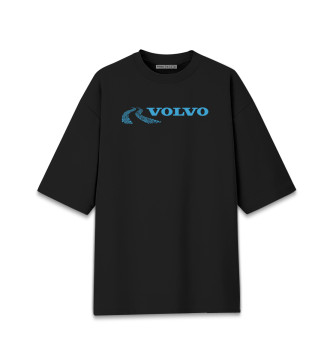 Мужская Хлопковая футболка оверсайз Volvo