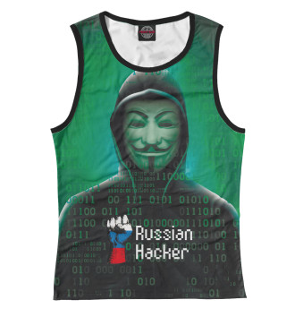Женская Майка Russian Hacker