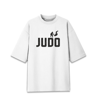 Женская Хлопковая футболка оверсайз Judo