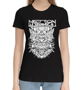 Женская Хлопковая футболка Mastodon (demon)