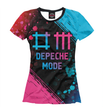 Футболка для девочек Depeche Mode Neon Gradient (colors)