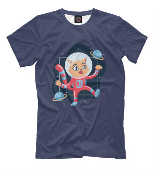 Мужская футболка Space kitty