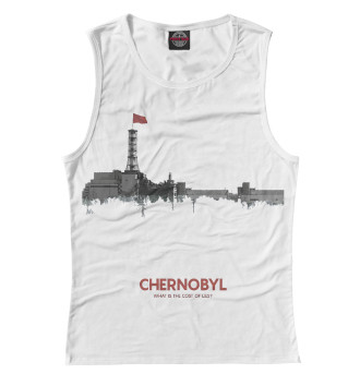 Женская Майка СССР Чернобыль. Цена лжи