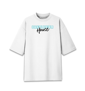Мужская Хлопковая футболка оверсайз Dream Team House