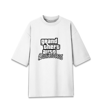 Женская Хлопковая футболка оверсайз Rockstar Games