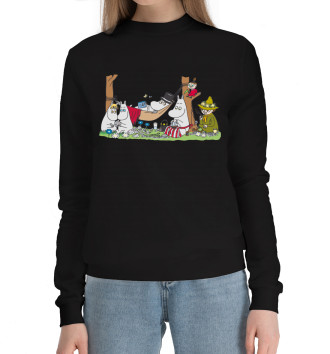 Женский Хлопковый свитшот Moomin