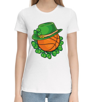 Женская Хлопковая футболка Ireland Basket