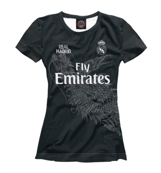 Женская футболка Real Madrid dragon