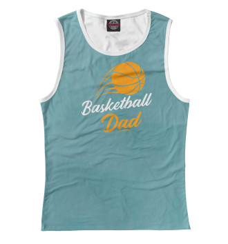 Майка для девочек Mens Fathers Day Basketball