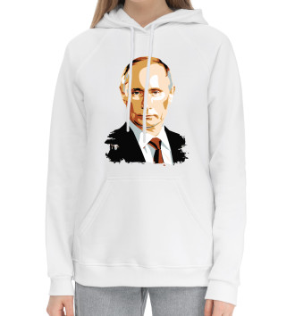 Женский Хлопковый худи Путин