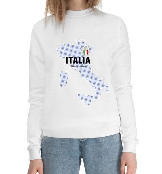 Женский Хлопковый свитшот Италия