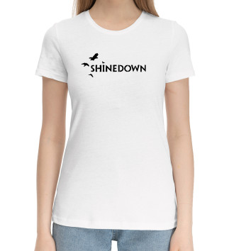 Женская Хлопковая футболка Shinedown