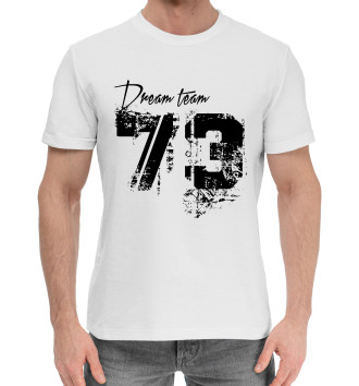 Мужская Хлопковая футболка Dream team 73