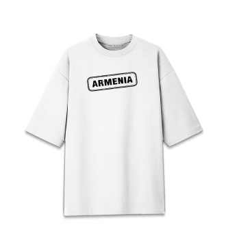 Мужская Хлопковая футболка оверсайз Armenia