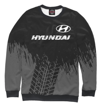 Женский Свитшот Hyundai Speed Tires (темный фон)