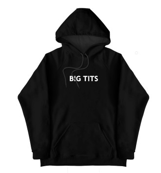 Мужской Хлопковый худи Big Tits