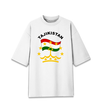 Мужская Хлопковая футболка оверсайз Tajikistan