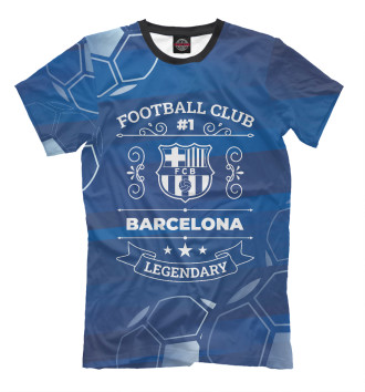 Мужская Футболка Barcelona FC #1